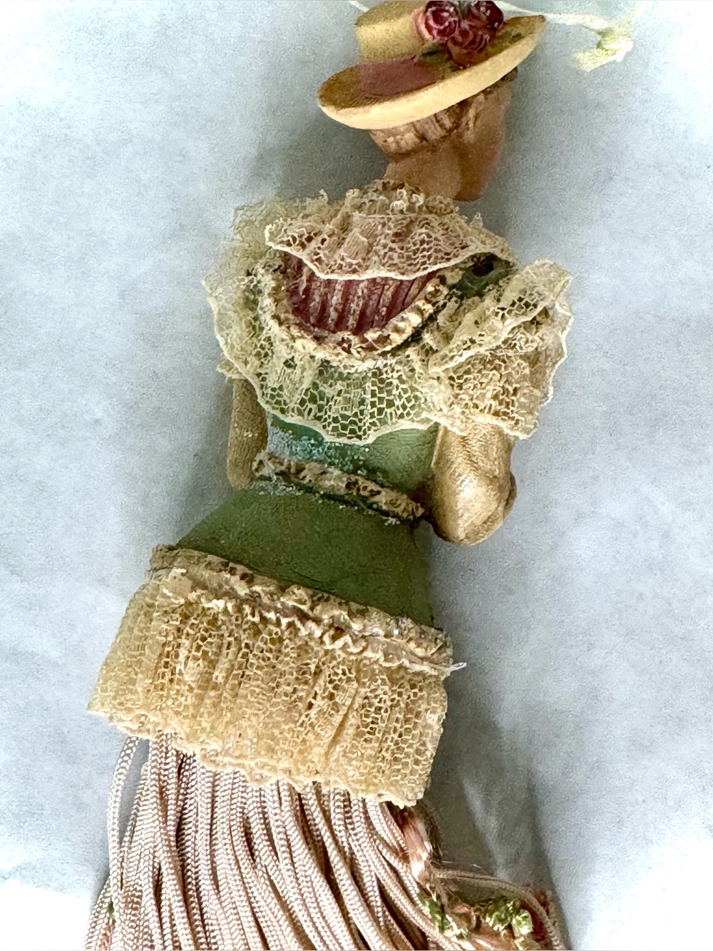 Porcelain Victorian Lady Christmas Ornaments ( Set Of 5) - Picture 5 of 16